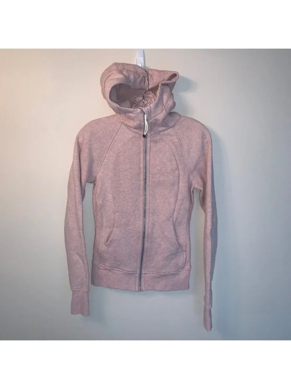 Lululemon Scuba Hoodie Light Cotton Fleece Heathered Space Dyed Vintage Mauve 2